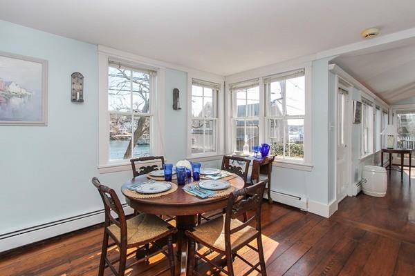 50 River Road Gloucester, MA 01930 - Photo 9 of 33 a view of a dining room with furniture window and wooden floor