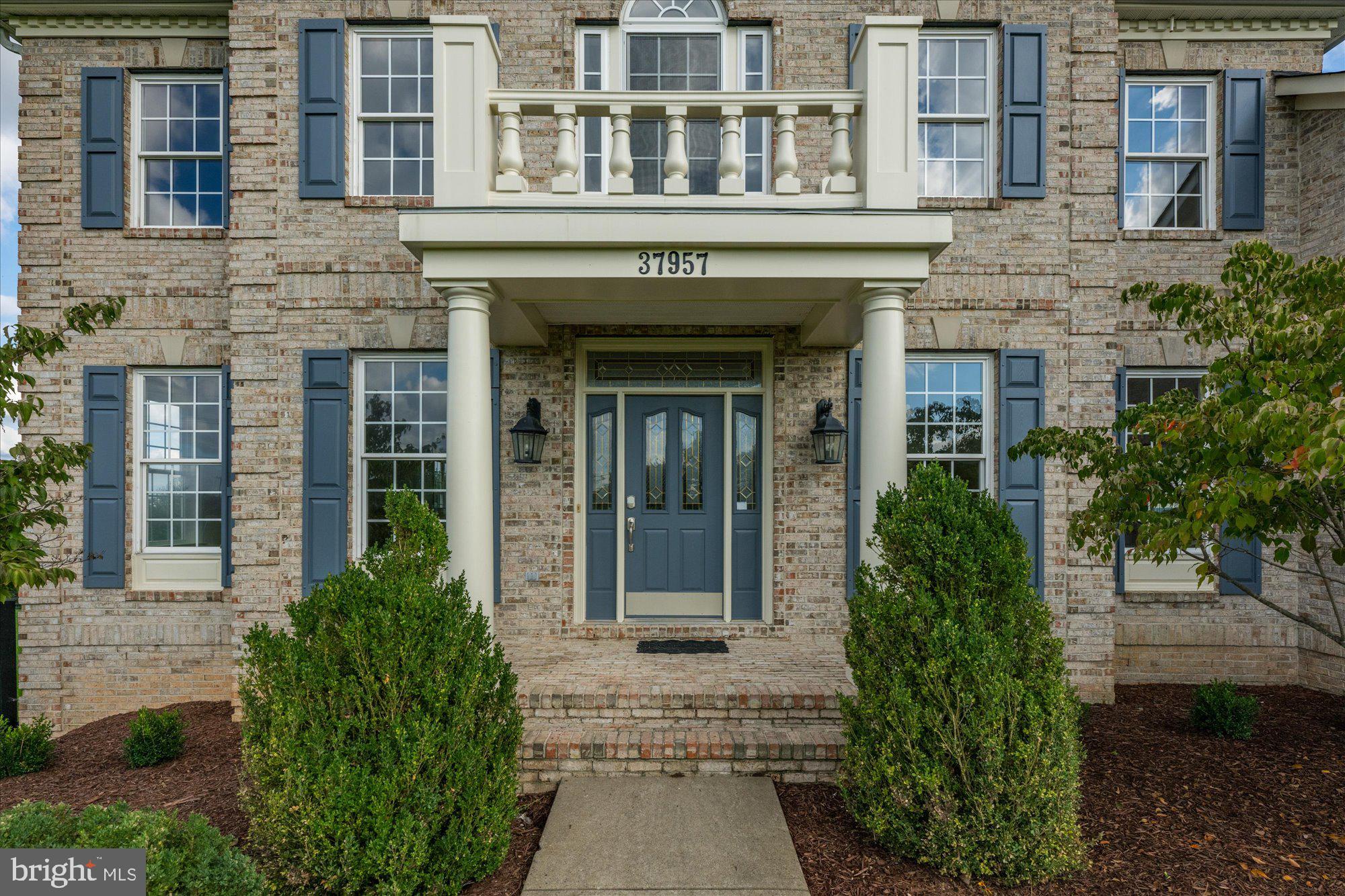 Beveled Glass Door with Transom Window