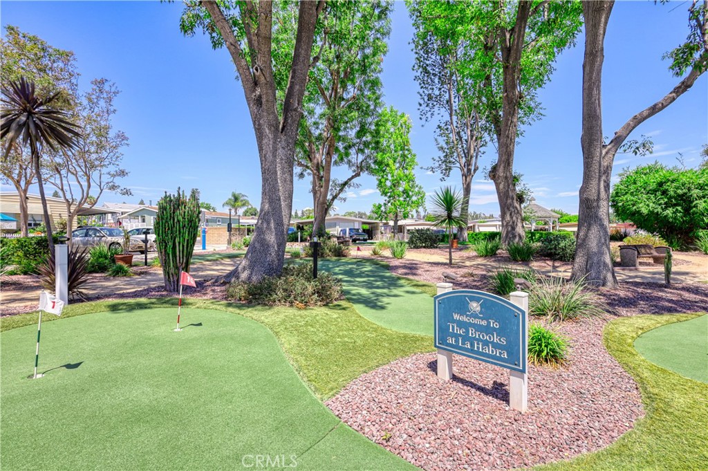1001 West Lambert Road, Unit 258 La Habra, CA 90631 - Photo 59 of 75 a view of a backyard with sitting area