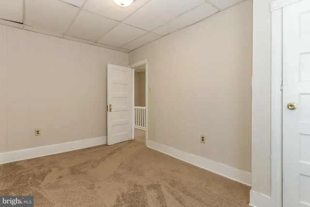 a view of an empty room