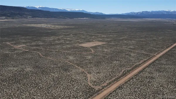 a view of an outdoor space and mountain view