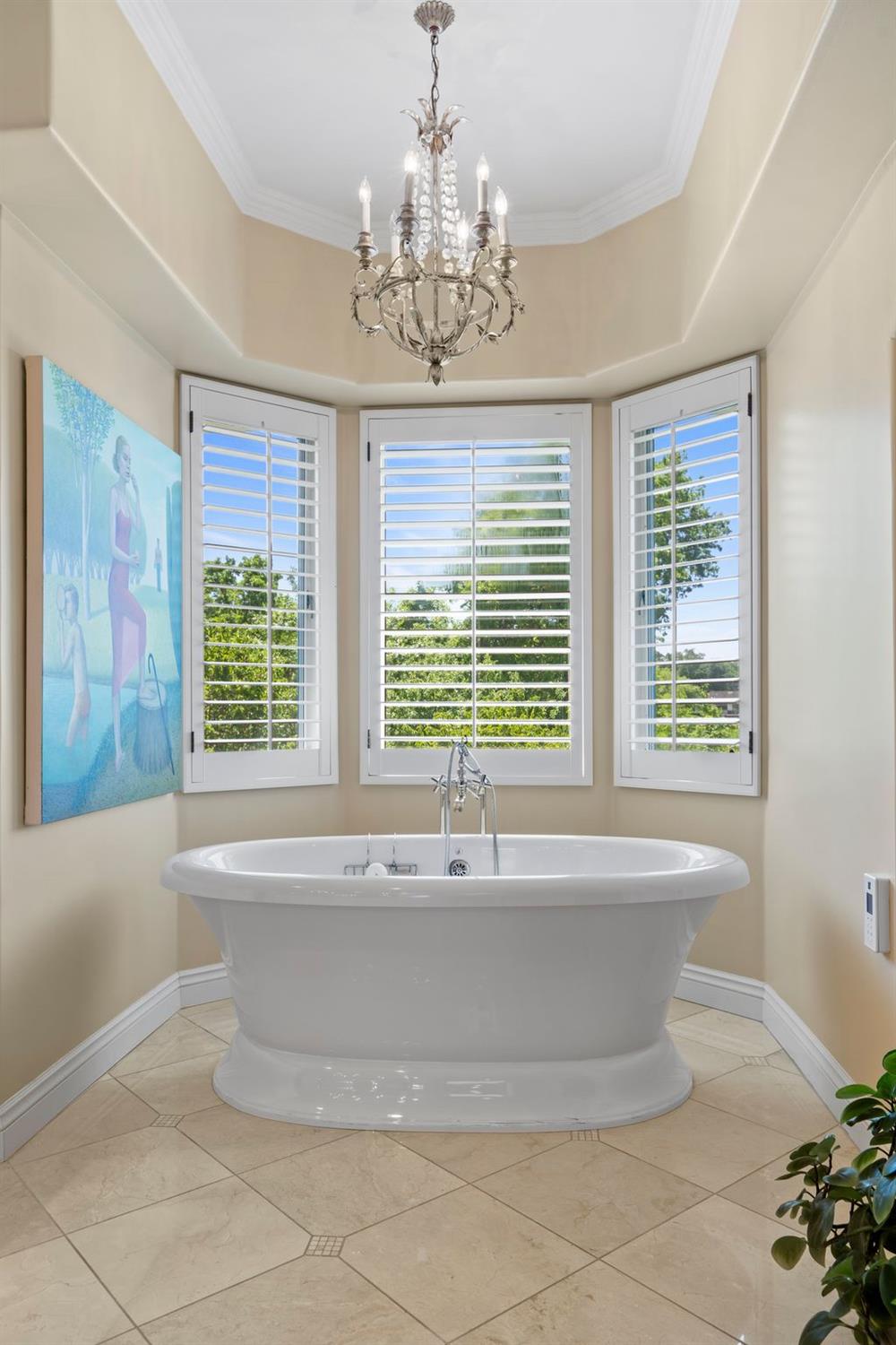 10676 Wilton Road Elk Grove, CA 95624 - Photo 43 of 71 a bath tub sitting in a bathroom next to a window