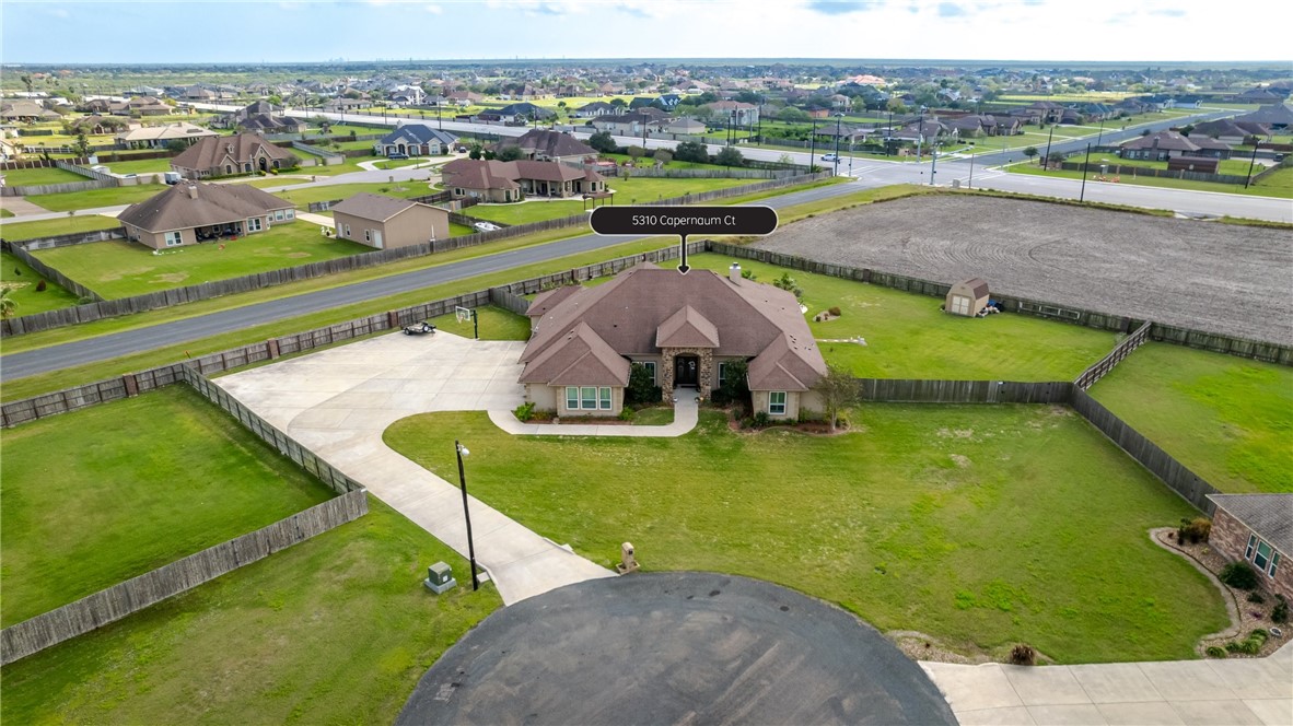 5310 Capernaum Court Corpus Christi, TX 78413 - Photo 39 of 40 an aerial view of a house with outdoor space
