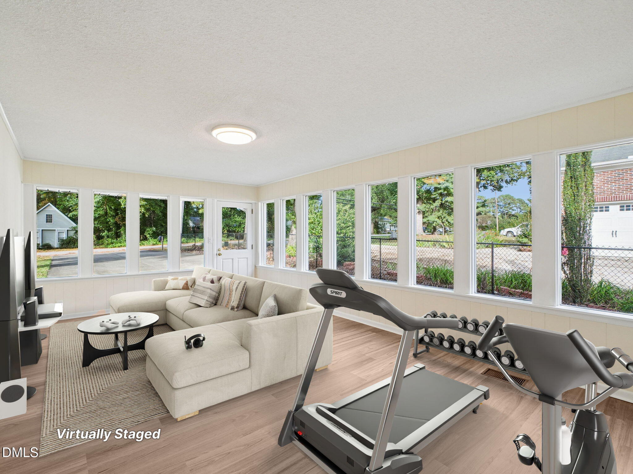 6421 King Lawrence Road Raleigh, NC 27607 - Photo 3 of 52 Virtually staged front room