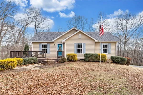 a view of a house with a patio
