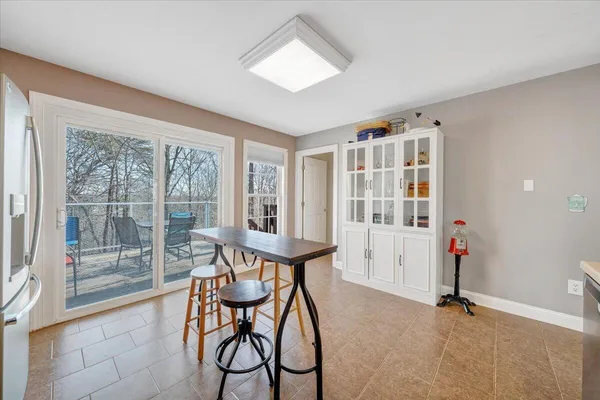 a view of a livingroom with furniture and window