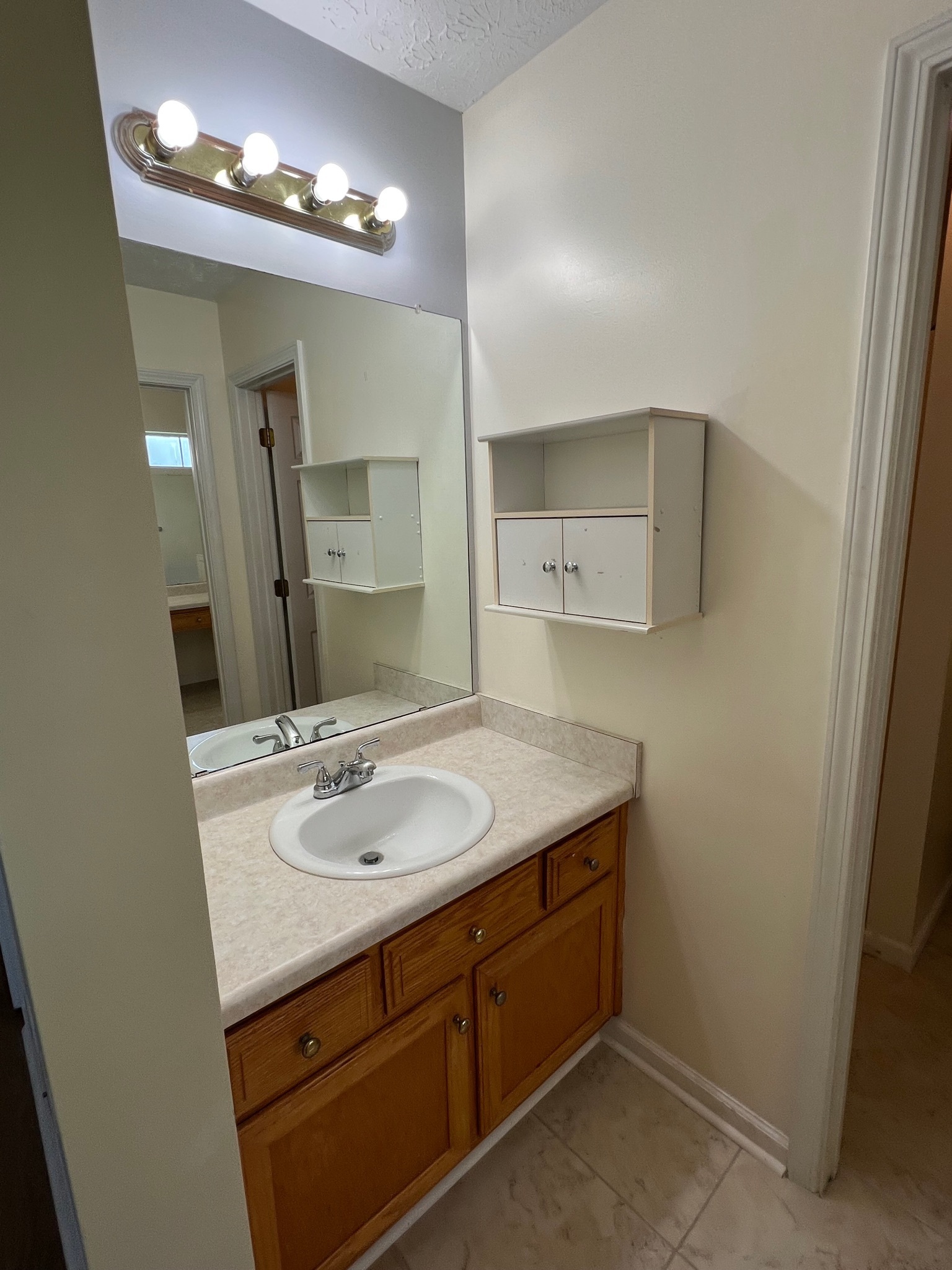 3769 Stagecoach Pass Ellenwood, GA 30294 - Photo 11 of 23 a bathroom with a sink and a mirror