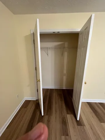 a view of wooden floor in a room