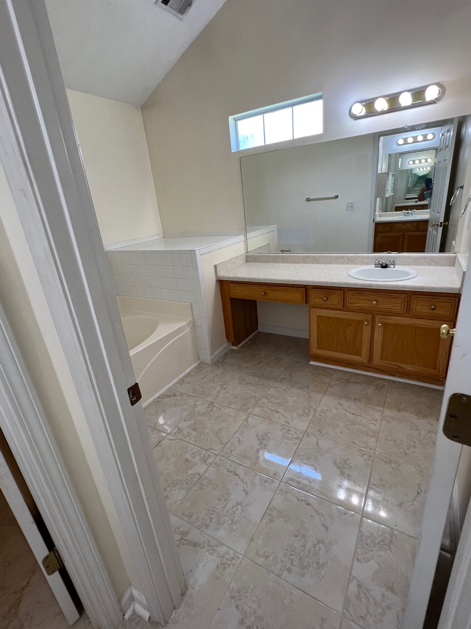 3769 Stagecoach Pass Ellenwood, GA 30294 - Photo 10 of 23 a bathroom with a sink and a mirror