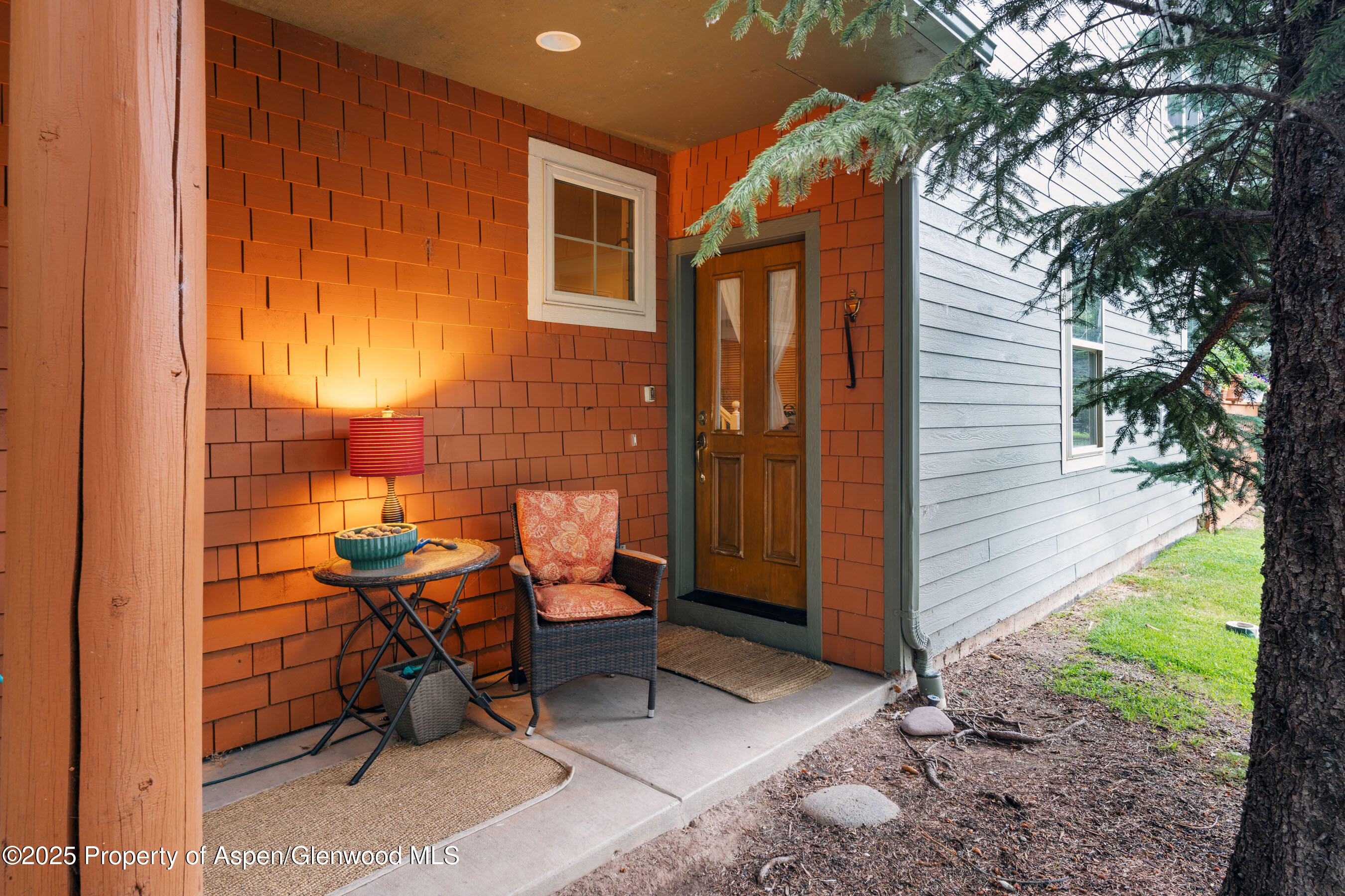 541 Evans Court Basalt, CO 81621 - Photo 12 of 14 a backyard of a house with outdoor seating