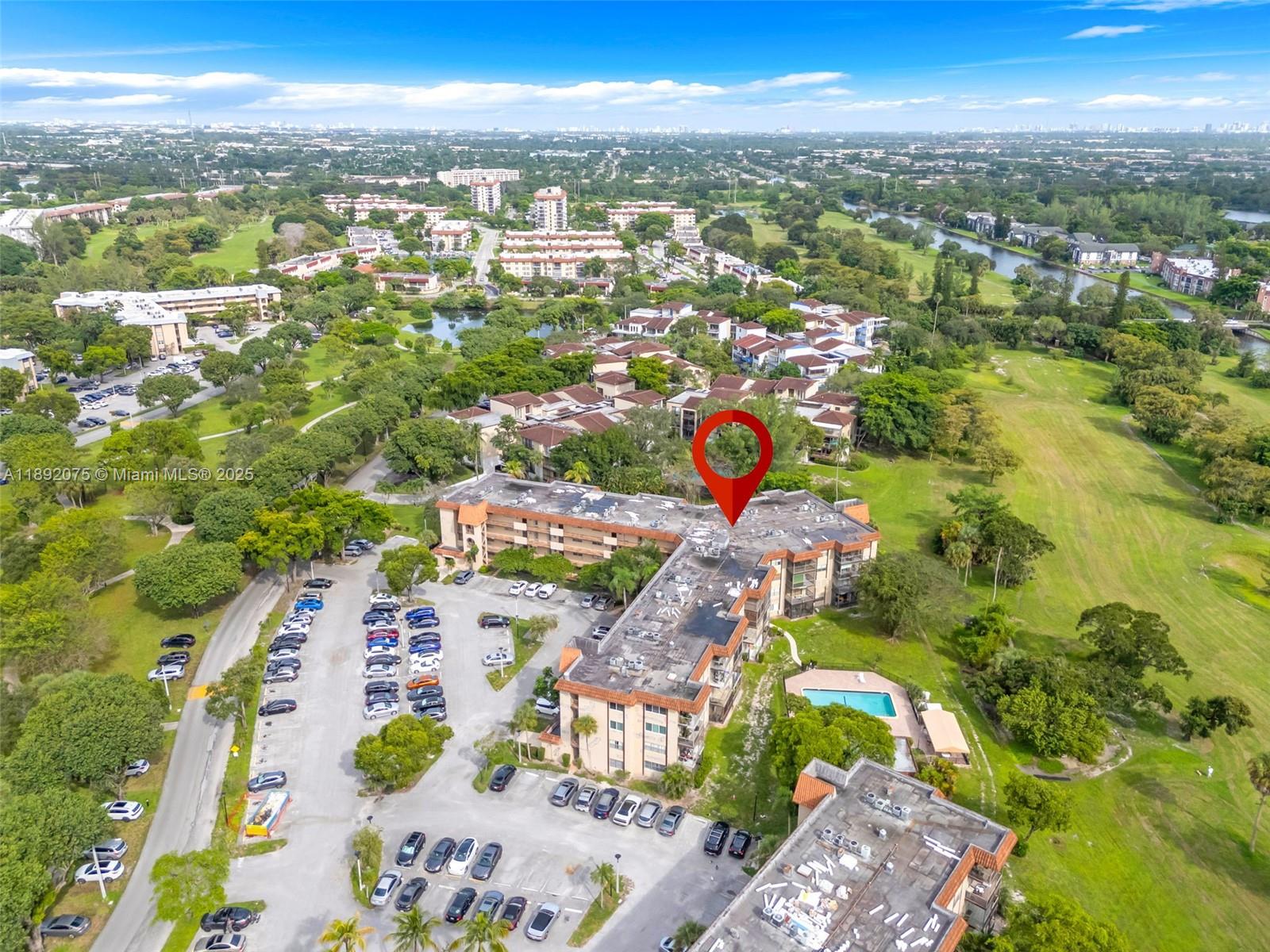 6100 South Falls Cir Drive, Unit 410 Lauderhill, FL 33319 - Photo 30 of 39 an aerial view of residential houses with outdoor space