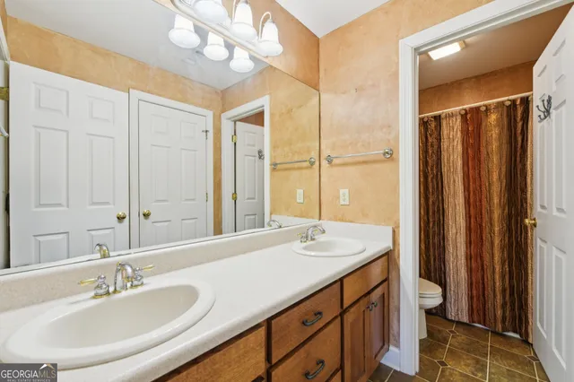 a view of a city with a mountain in the background