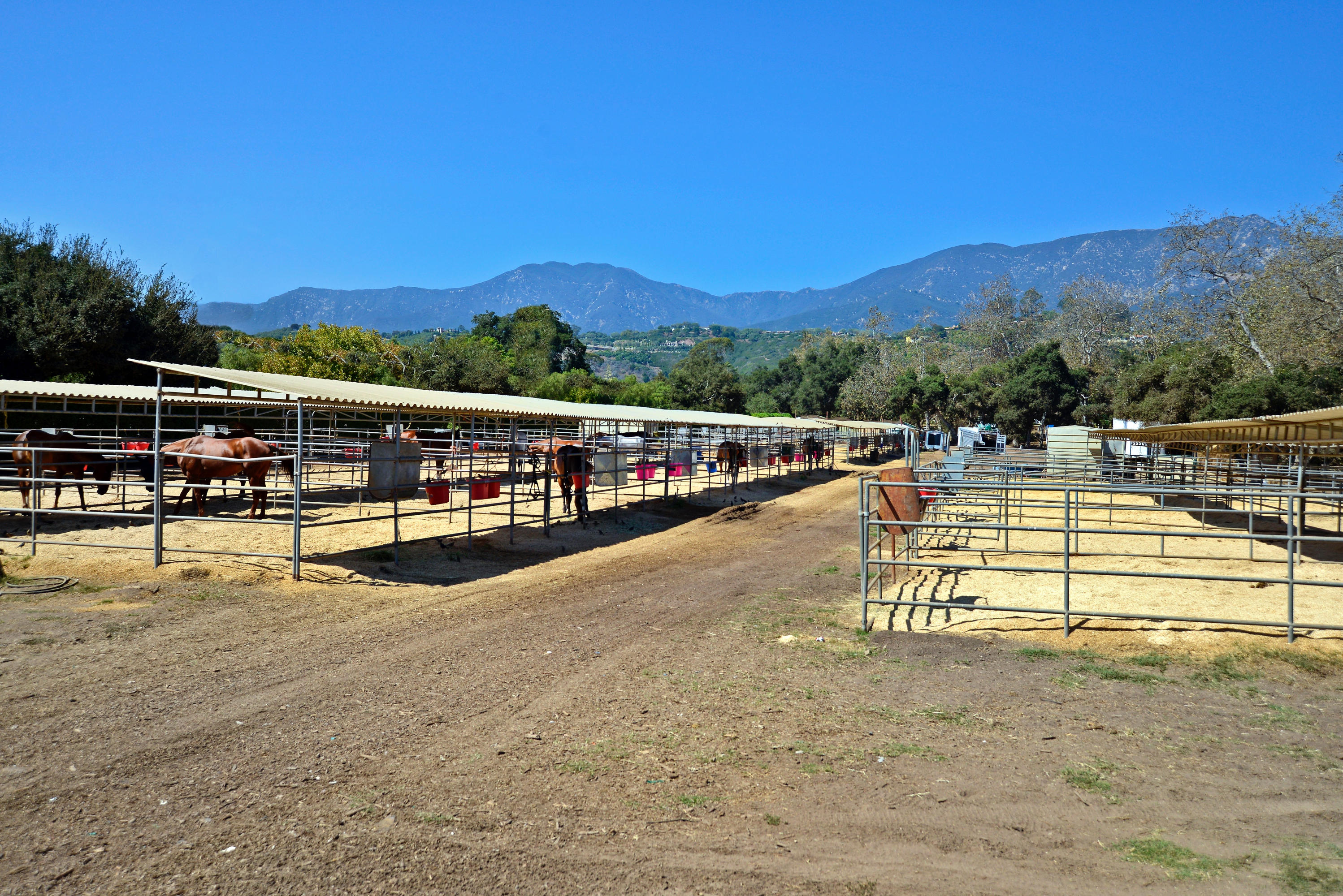 200 Lambert Road Carpinteria, CA 93013 - Photo 15 of 25 a view of a swimming pool with a table and chairs