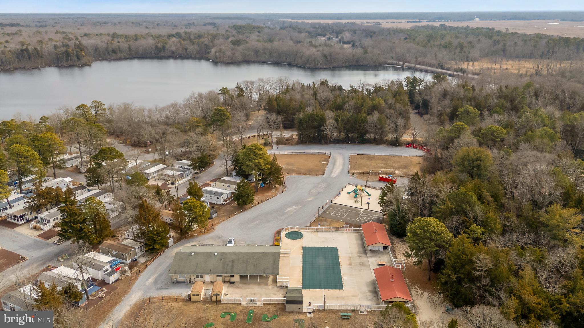 169 Edson, Unit 169 Woodbine, NJ 08270 - Photo 30 of 45 an aerial view of a house with a lake view