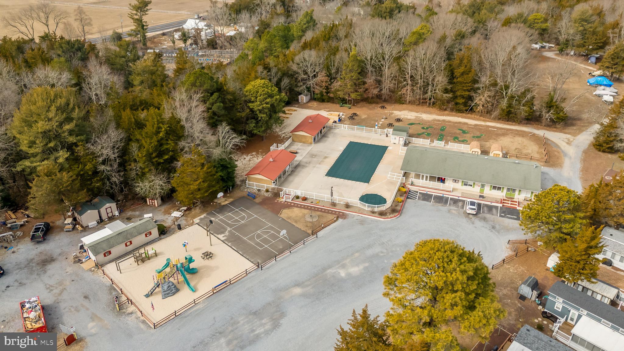 169 Edson, Unit 169 Woodbine, NJ 08270 - Photo 33 of 45 an aerial view of a house with swimming pool