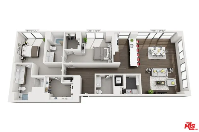 $6,313 | 3033 Wilshire Boulevard, Unit 1707, Los Angeles, CA 90020