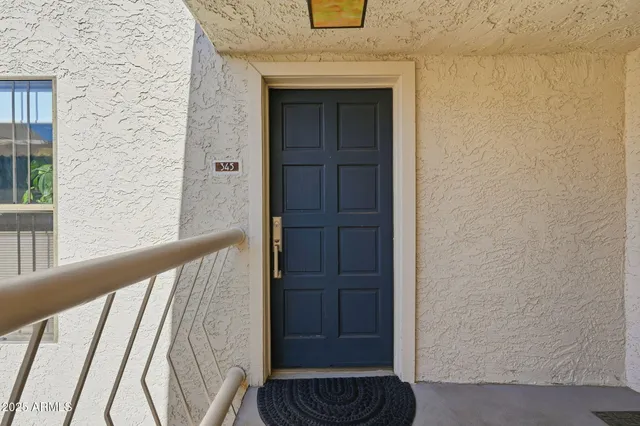 a view of a street with some trees