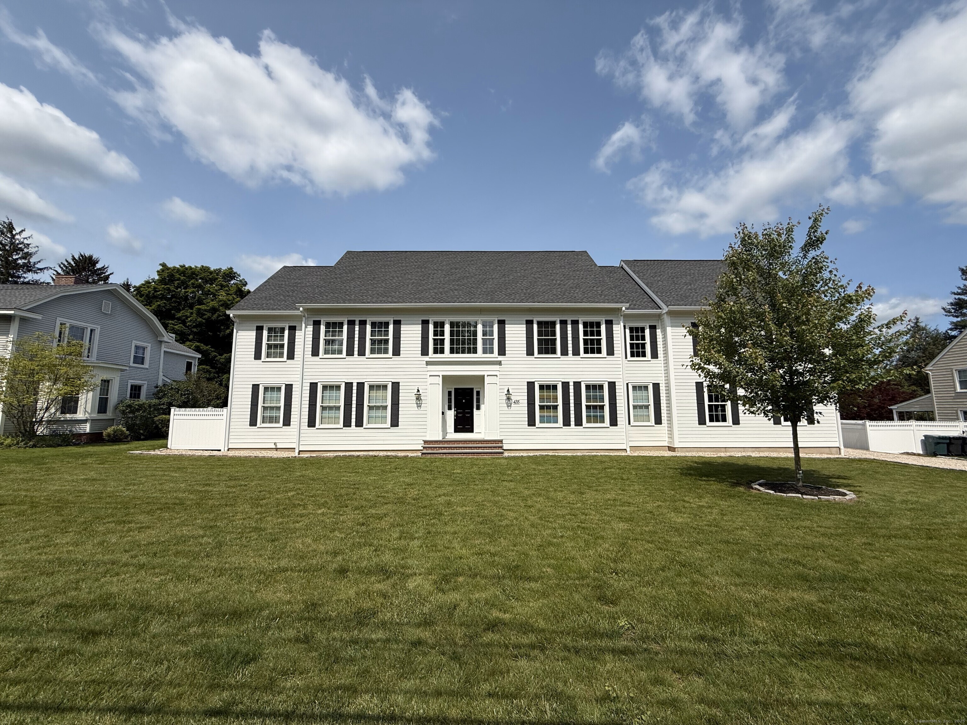 435 Maple Avenue Cheshire, CT 06410 - Photo 2 of 37 a front view of a house with a garden