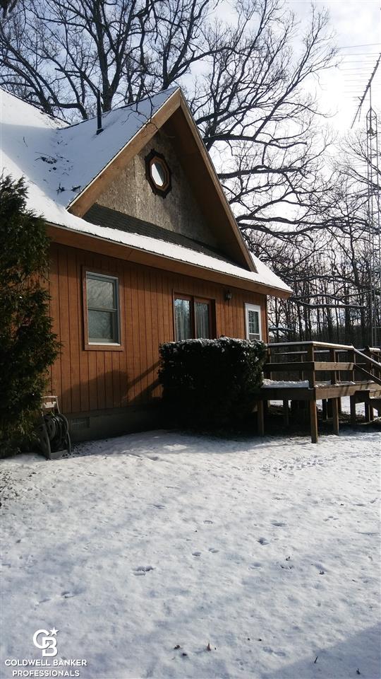 This is a view of the west side of the home.