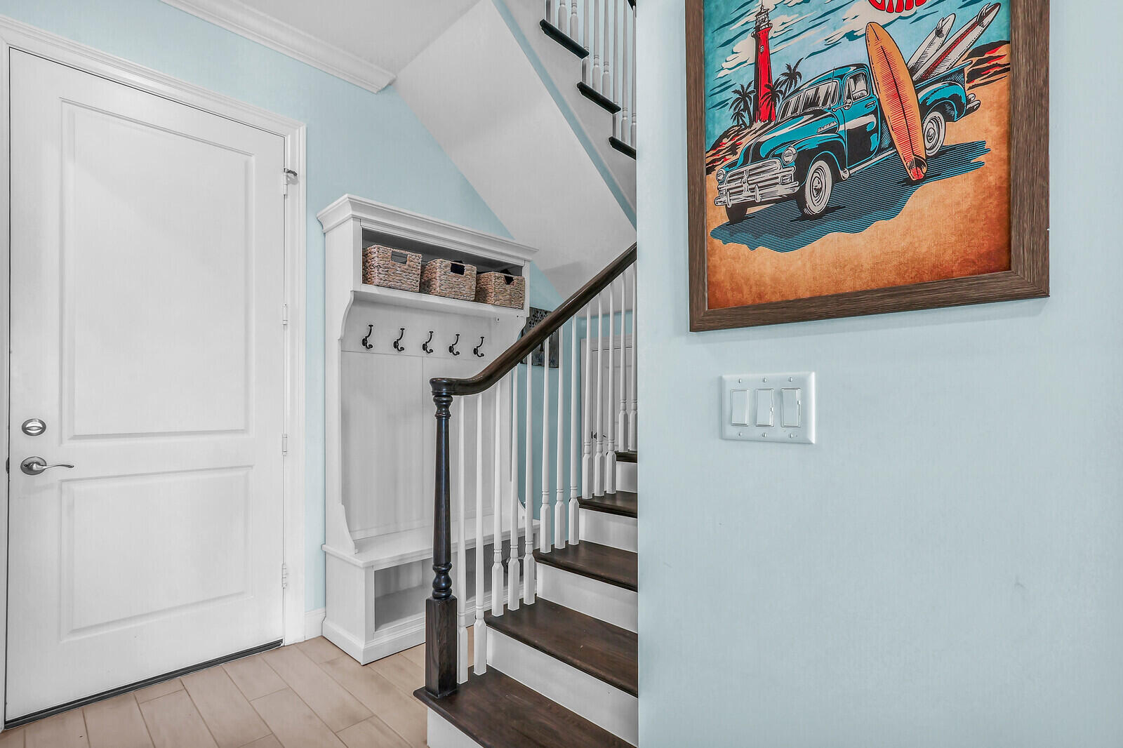622 Inlet Waters Circle Jupiter, FL 33477 - Photo 13 of 93 Downstairs Hallway and Stairway