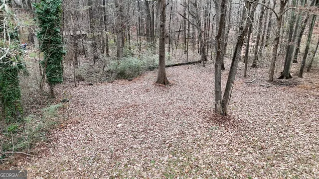 an aerial view of residential house with outdoor space