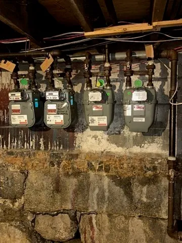 a view of a storage room