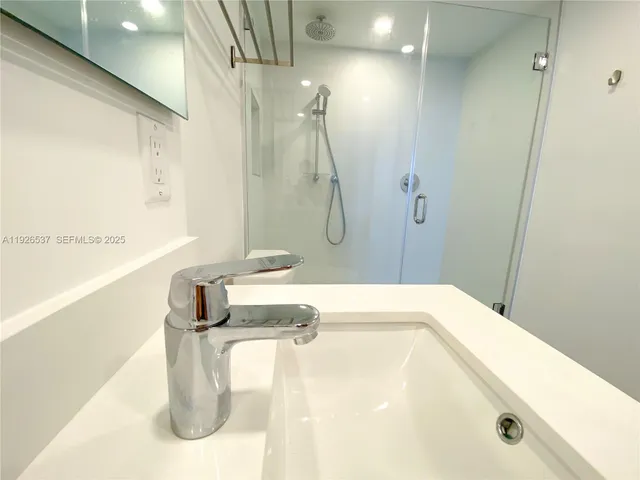 a view of a building from a balcony