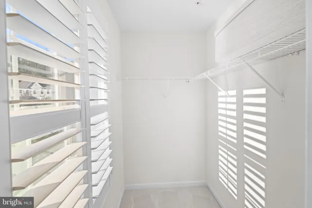 a view of a window in a room