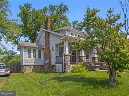 a house view with a seating space