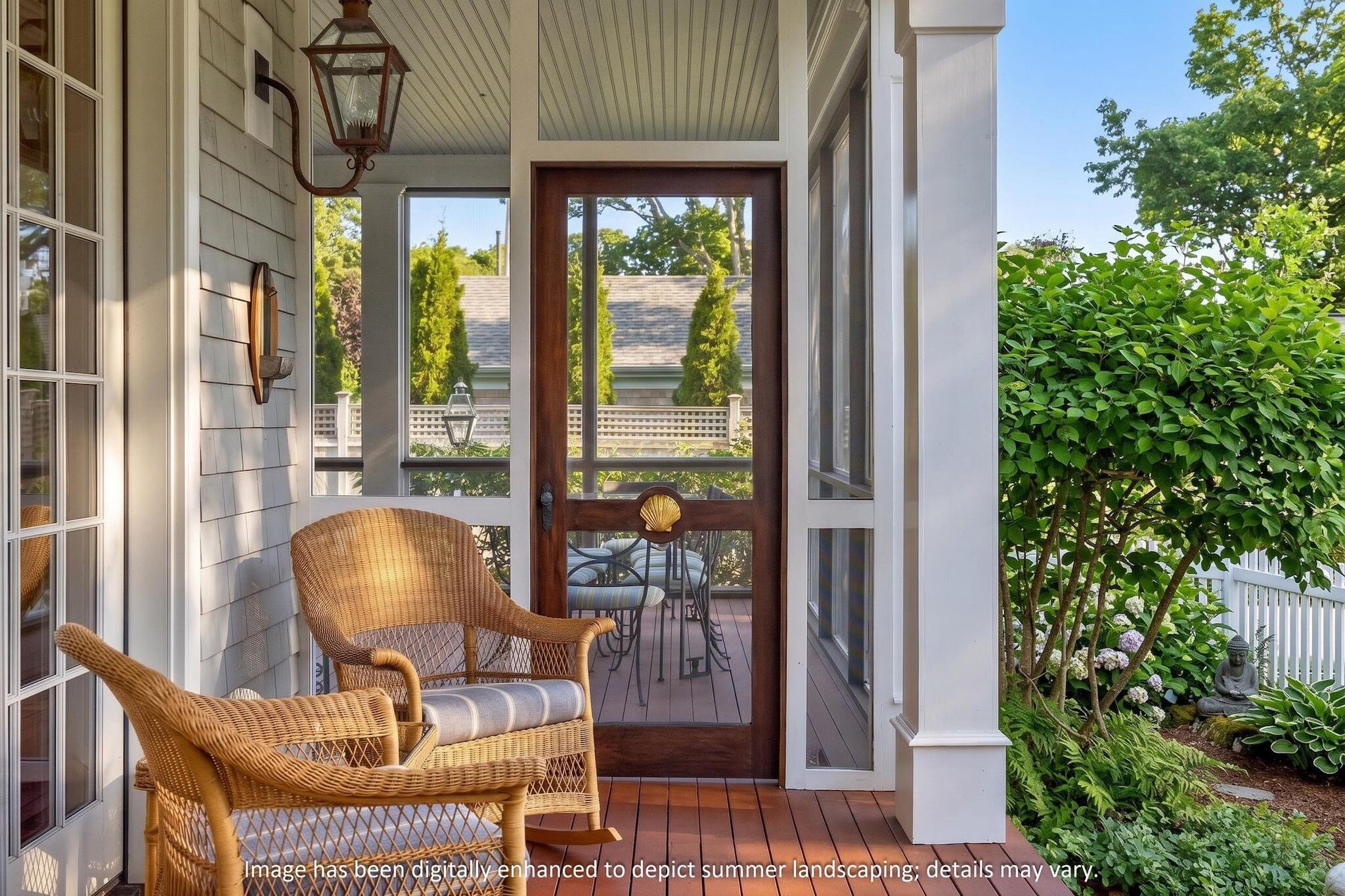 268 Parker Road Osterville, MA 02655 - Photo 14 of 18 a view of balcony with furniture