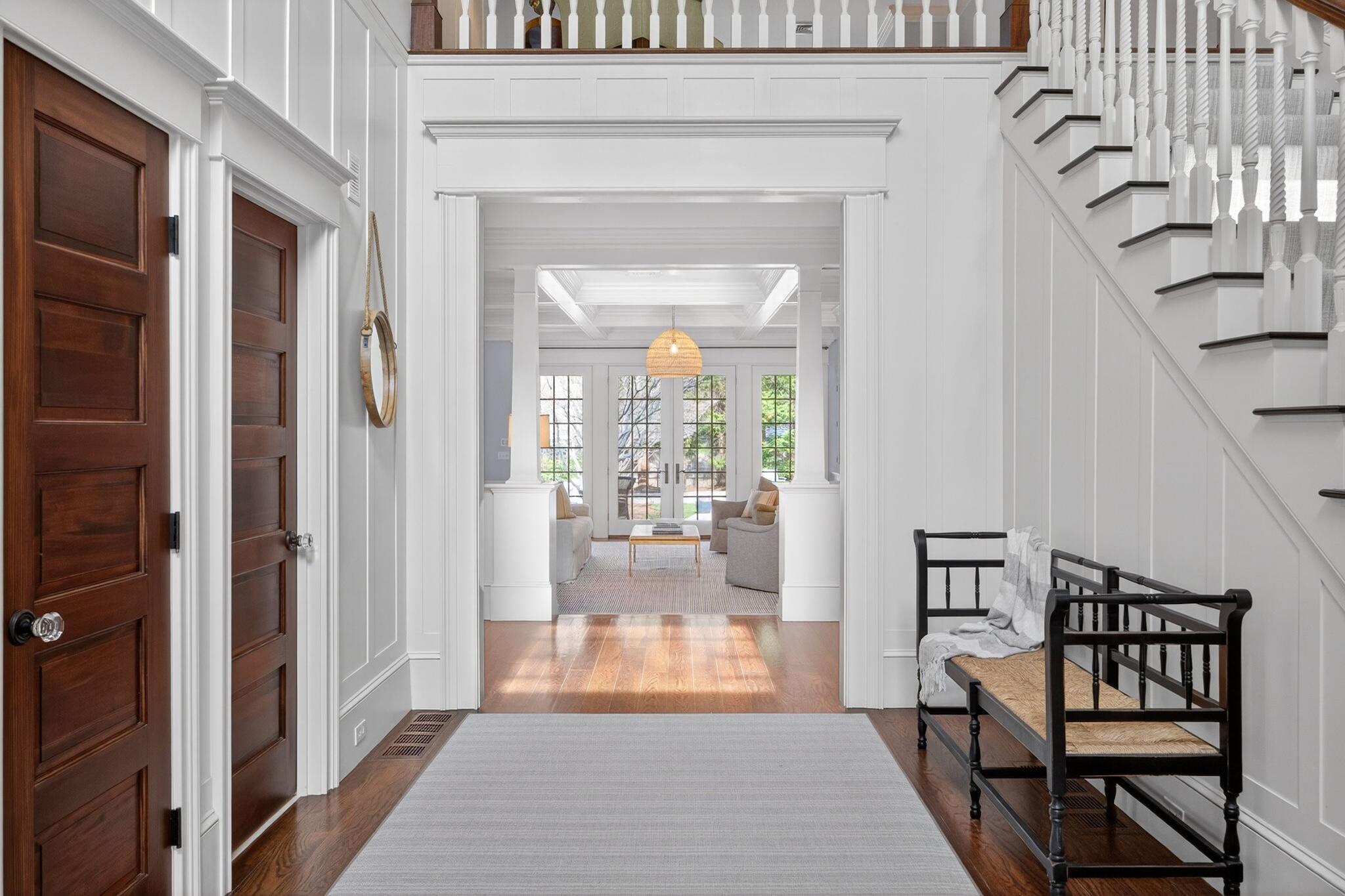 268 Parker Road Osterville, MA 02655 - Photo 5 of 18 a view of a hallway with a livingroom and dining room view