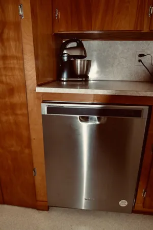 a close view of water heater