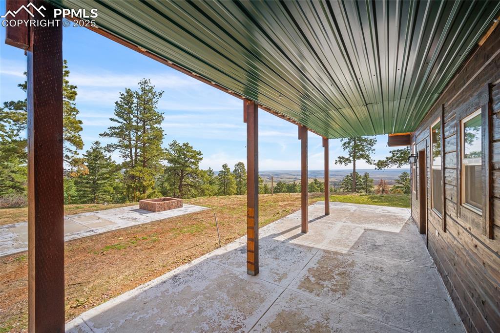 10739 Arnold Lane Rye, CO 81069 - Photo 20 of 50 a view of a room with wooden floor and wooden fence