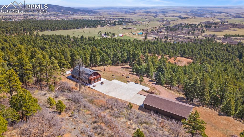 10739 Arnold Lane Rye, CO 81069 - Photo 4 of 50 an aerial view of a house with a yard