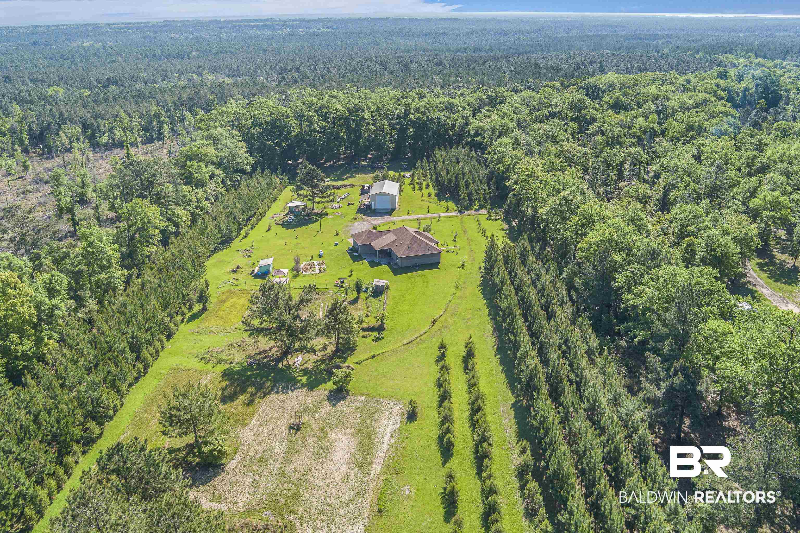 18255 Cactus Court Elberta, AL 36530 - Photo 46 of 53 Aerial view of a forest