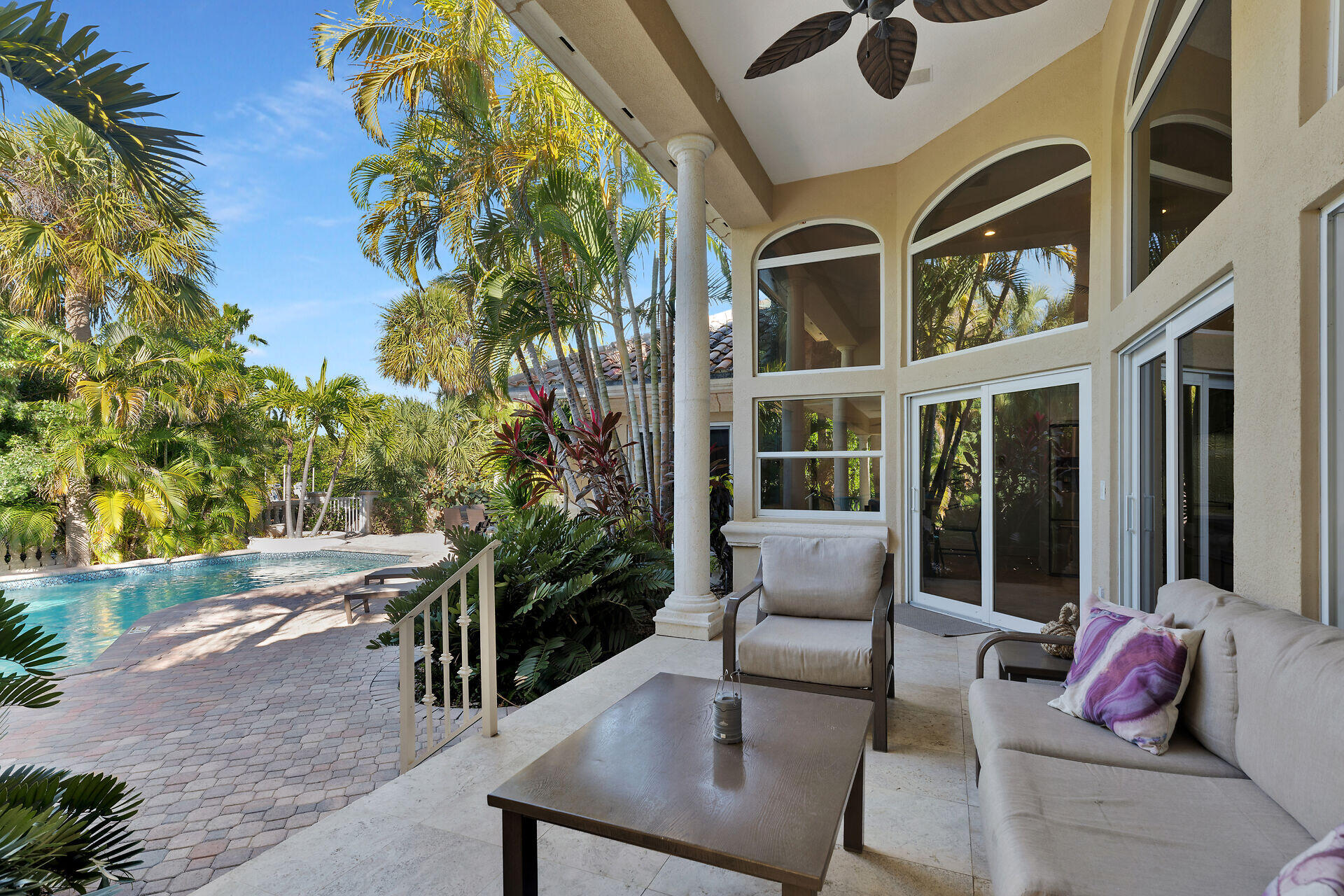 125 13th Street Key Colony Beach, FL 33051 - Photo 17 of 56 a view of a patio with couches and potted plants