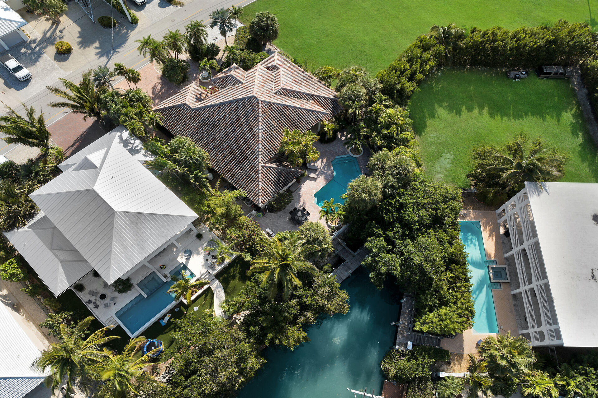 125 13th Street Key Colony Beach, FL 33051 - Photo 48 of 56 an aerial view of a house