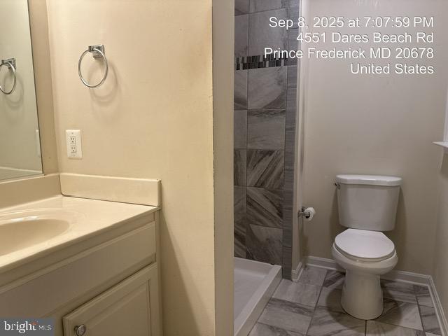 4551 Dares Beach Road Prince Frederick, MD 20678 - Photo 17 of 59 Master Bathroom - Upstairs