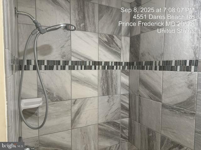 4551 Dares Beach Road Prince Frederick, MD 20678 - Photo 20 of 59 Master Bathroom Shower - Upstairs