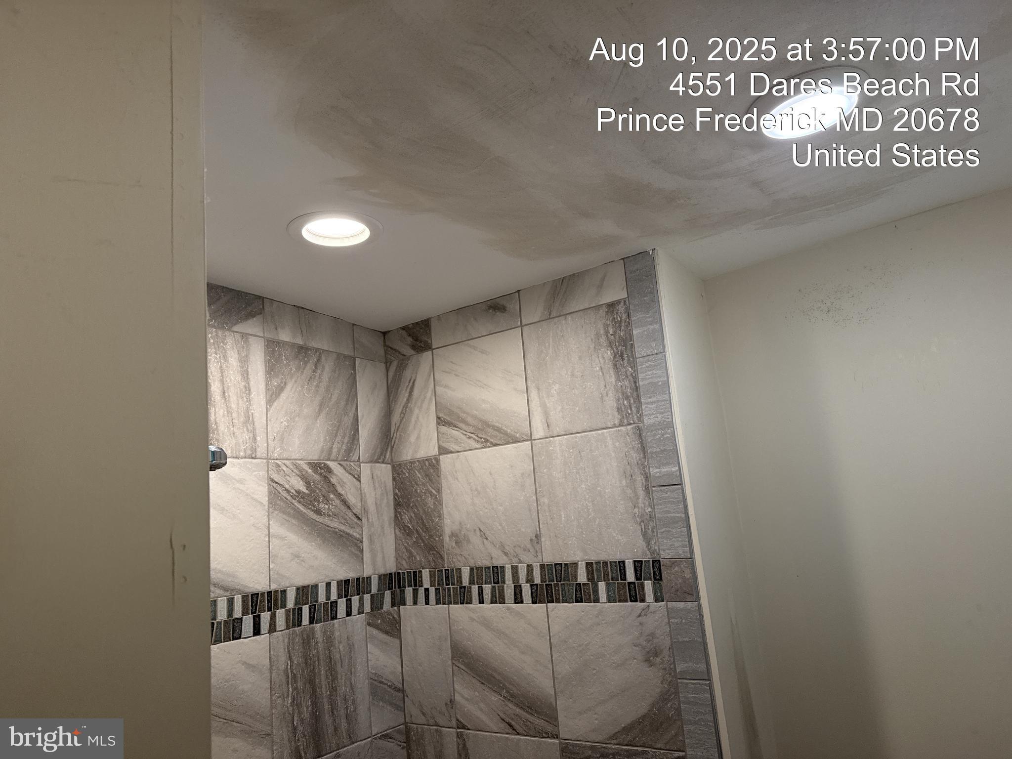4551 Dares Beach Road Prince Frederick, MD 20678 - Photo 21 of 59 Master Shower - Upstairs