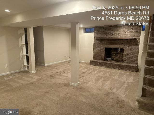 4551 Dares Beach Road Prince Frederick, MD 20678 - Photo 37 of 59 Basement Family Room
