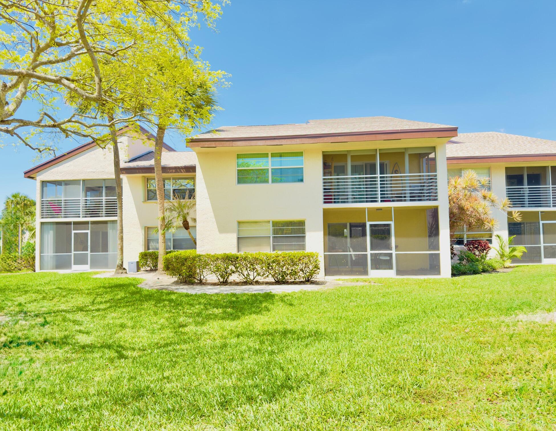 a view of a house with a garden