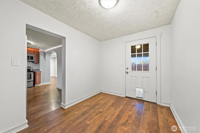 wooden floor in an empty room
