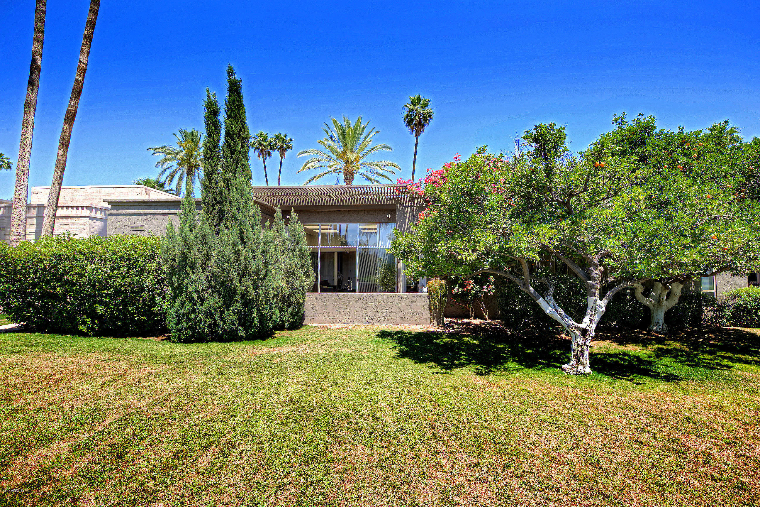 5666 North Scottsdale Road Paradise Valley, AZ 85253 - Photo 25 of 30 Rear View of Property