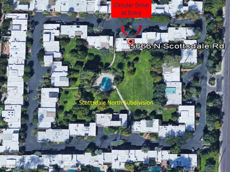 5666 North Scottsdale Road Paradise Valley, AZ 85253 - Photo 30 of 30 Scottsdale North Map Photo2