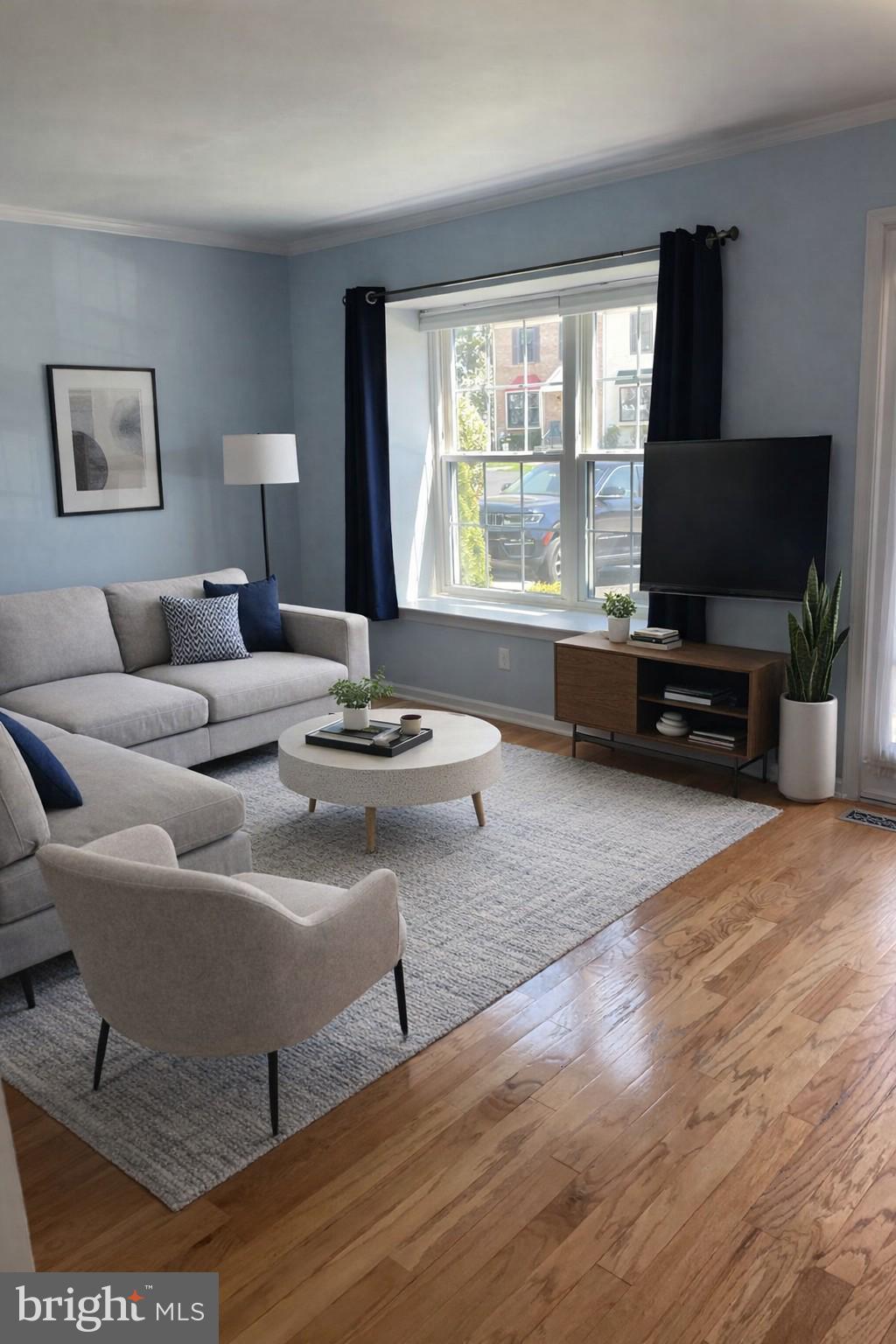 105 Bradbury Road Brookhaven, PA 19015 - Photo 6 of 18 Virtually Staged Living area