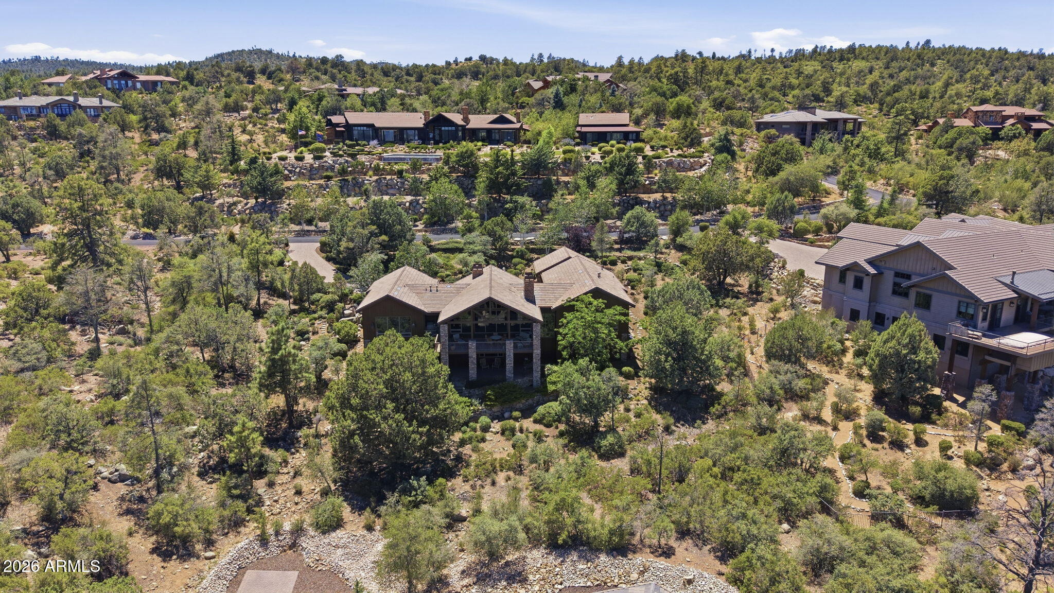 2158 Forest Mountain Road Prescott, AZ 86303 - Photo 69 of 73 Aerial Back