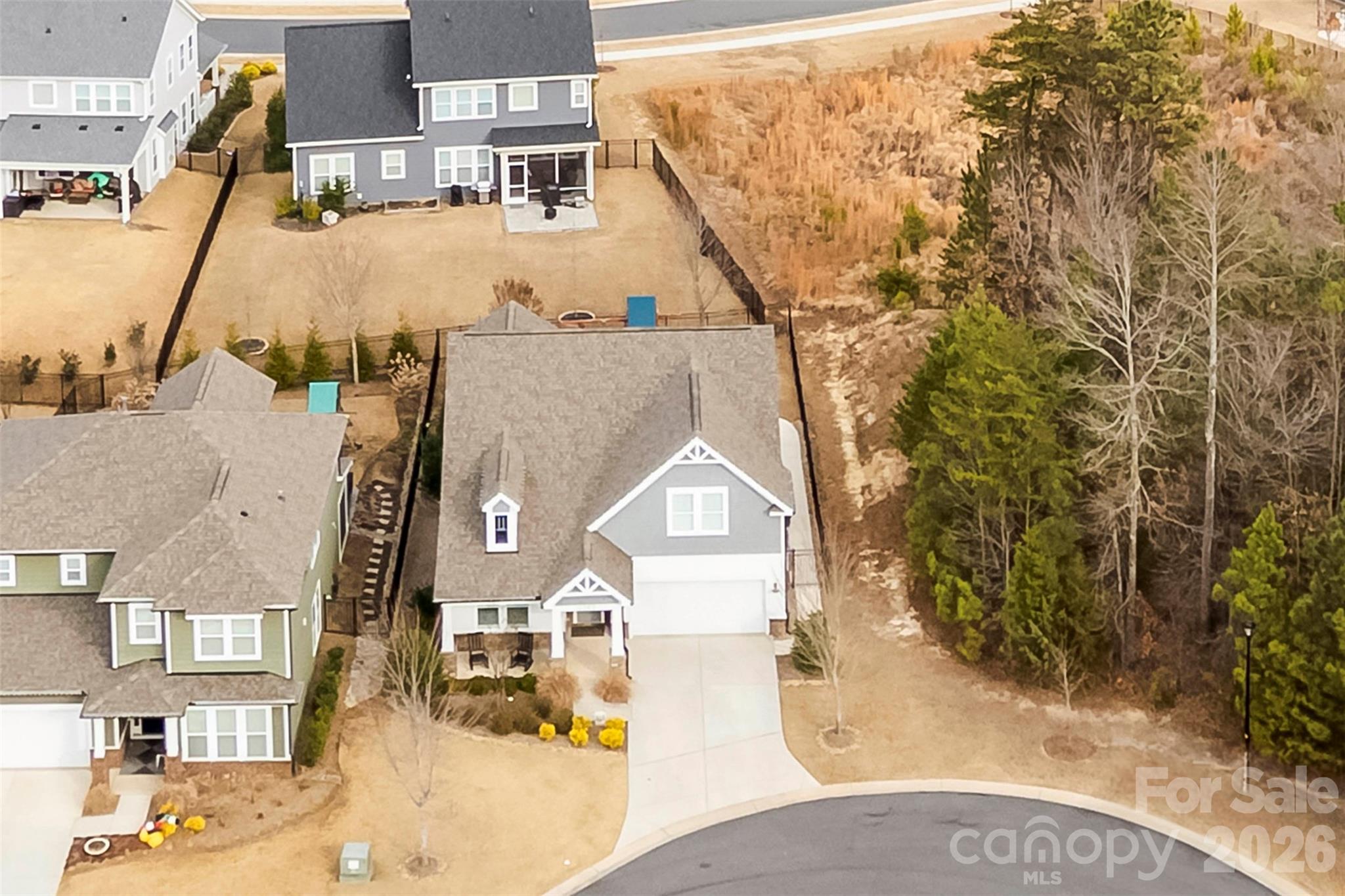 6283 Six String Court Fort Mill, SC 29708 - Photo 4 of 40 an aerial view of residential houses with outdoor space and parking