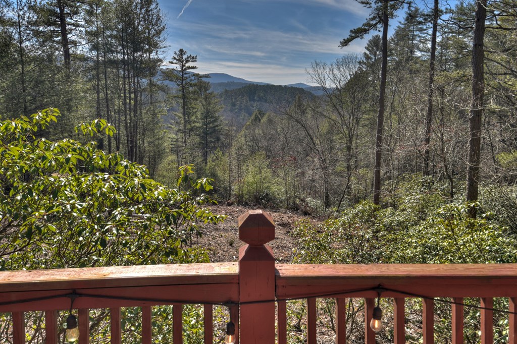 468 Conley Branch Road Blue Ridge, GA 30513 - Photo 19 of 20 a view of a yard with a wooden fence