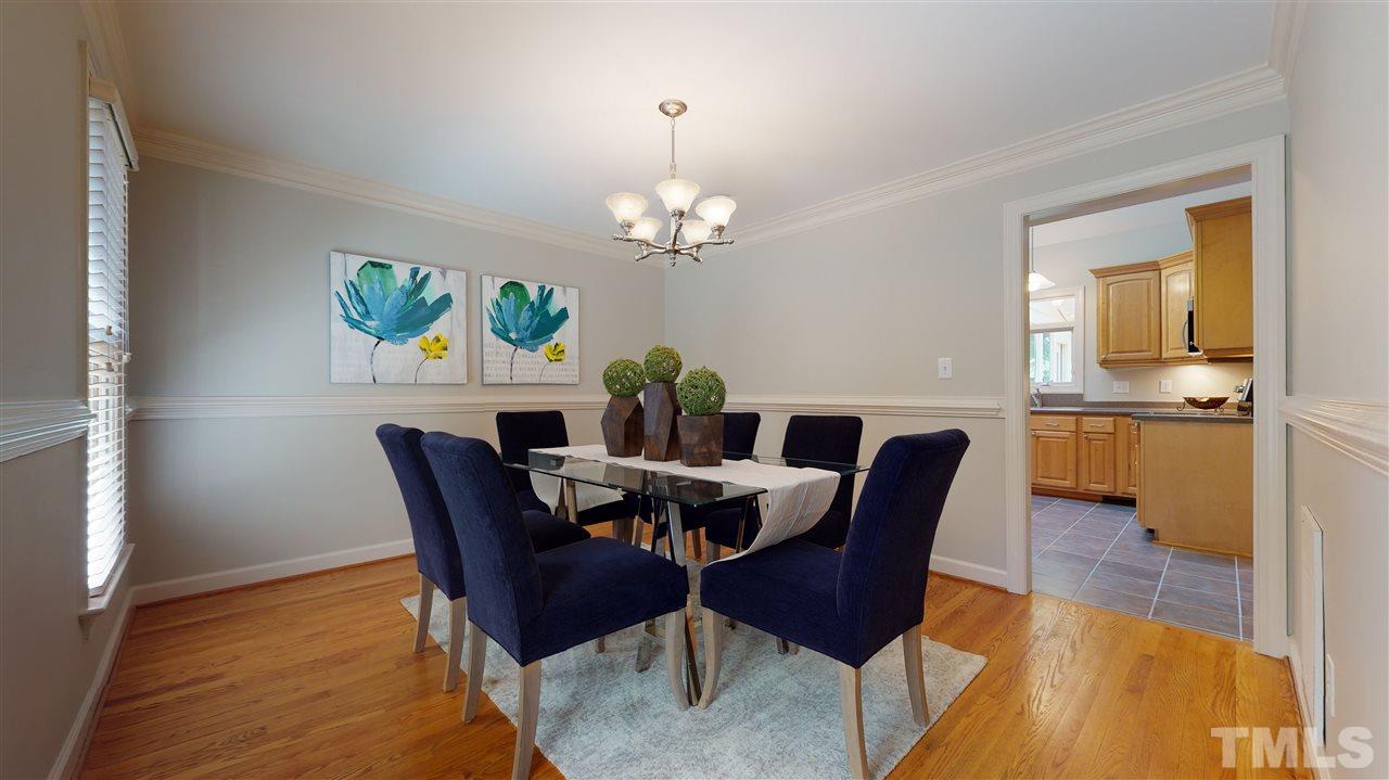 3132 Mt Vernon Church Road Raleigh, NC 27613 - Photo 15 of 30 Dining Room has Hardwood Floors